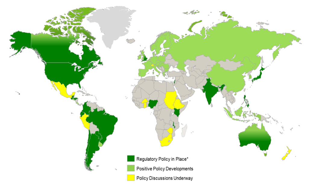 World Map Advances in Global Regulatory Policy